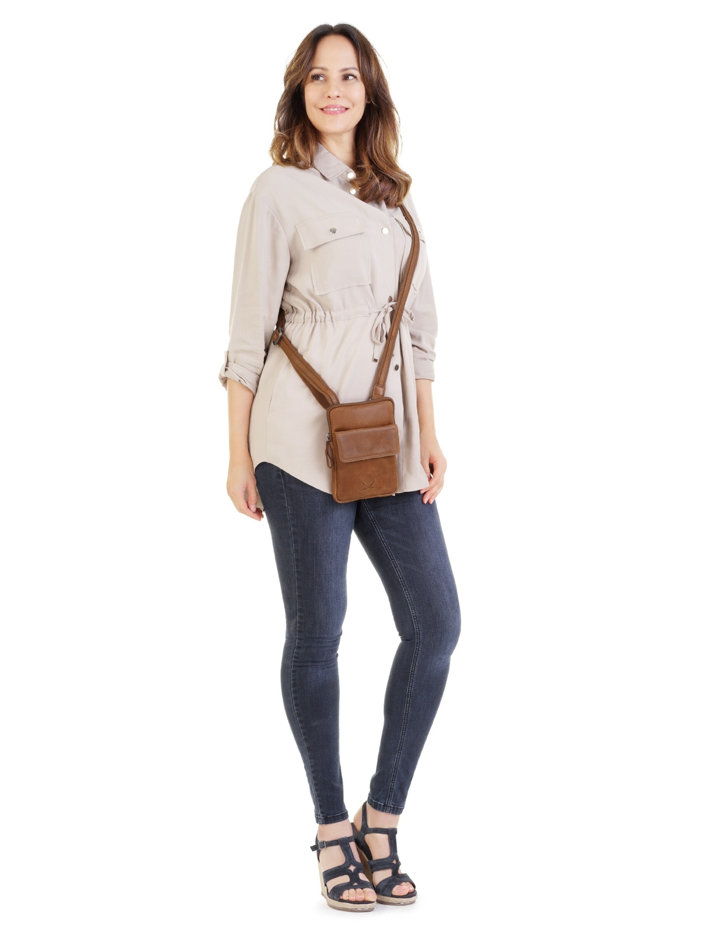 SANSIBAR Crossbody bag 'SANSIBAR SYLT' in Brown