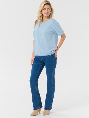 Cream Trui 'Hanne' in Blauw