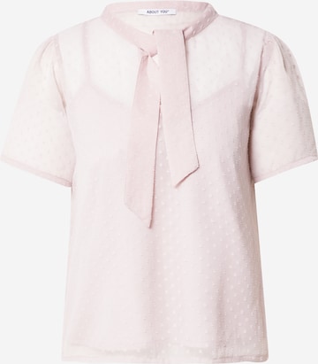 ABOUT YOU Blouse 'Sienna' in Pink: front