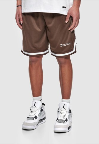 Loosefit Pantalon Dropsize en marron : devant