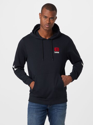 Hummel Sports sweatshirt in Black: front