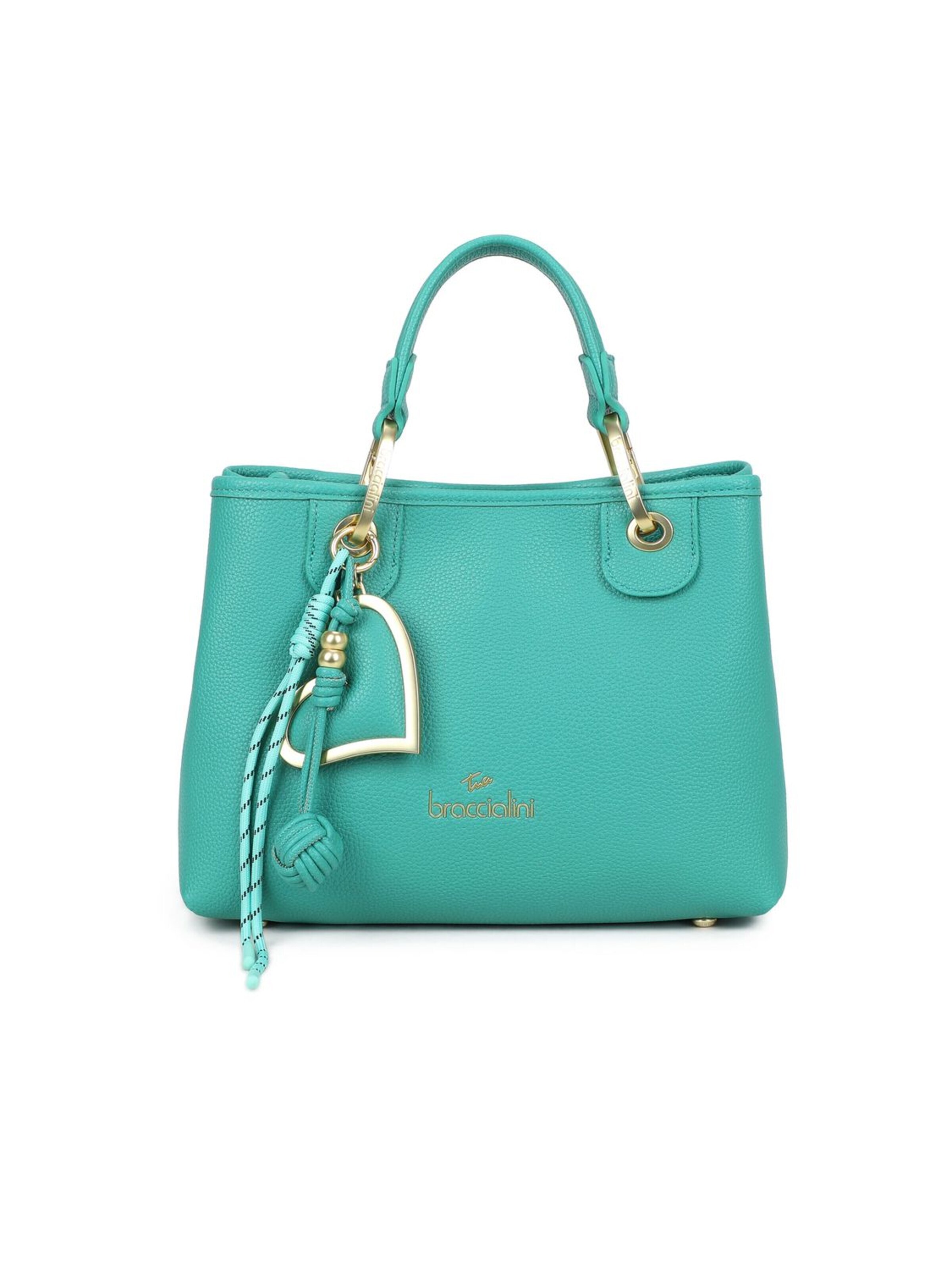 Borsa a mano 'Beth' di Braccialini in verde: frontale