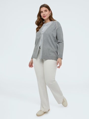 Fiorella Rubino Knit cardigan in Grey