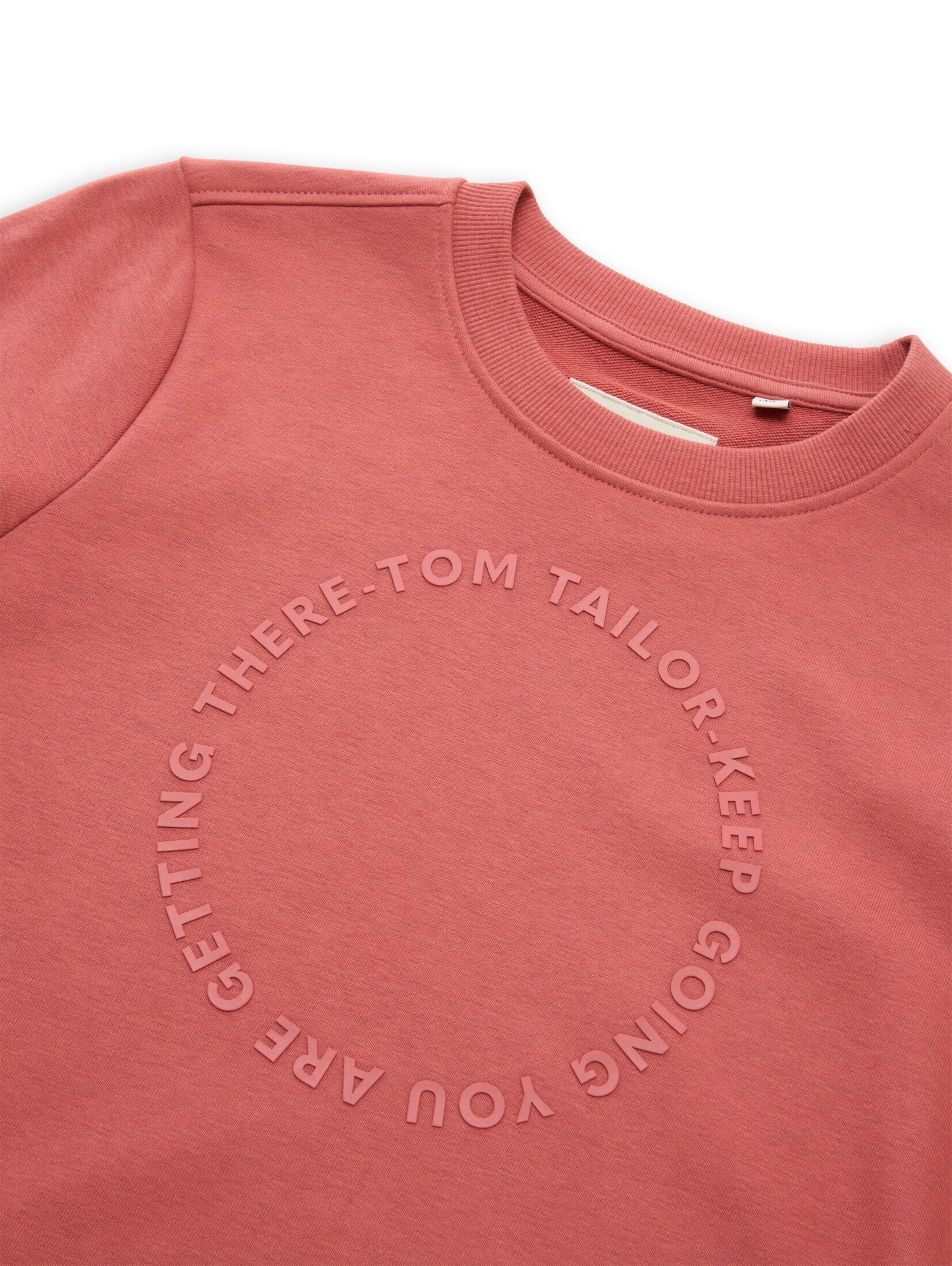 TOM TAILOR Sweatshirt in Red