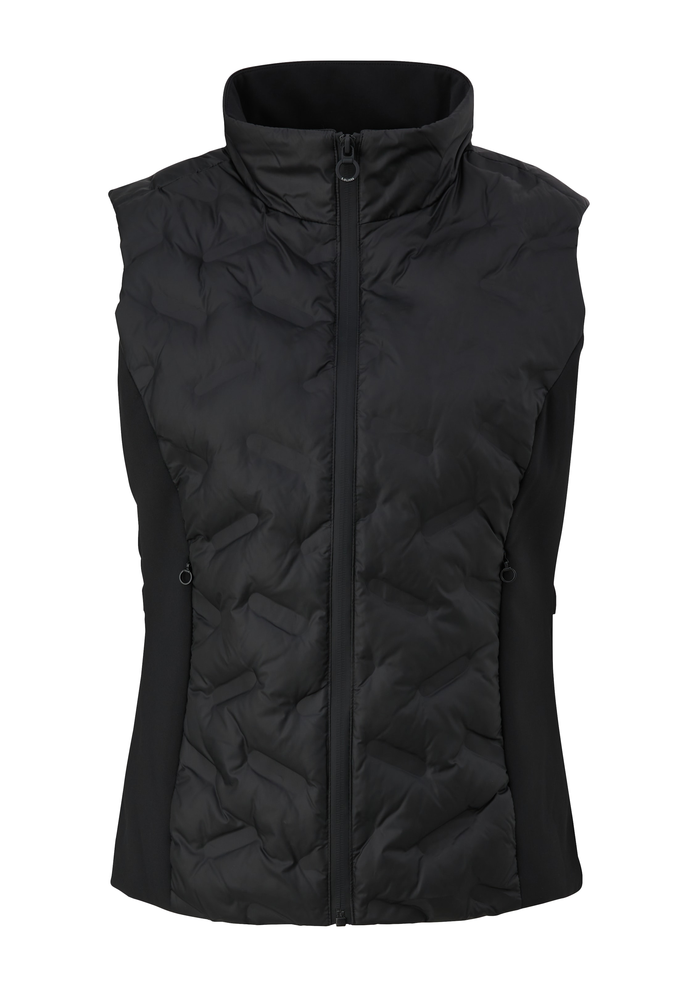 s.Oliver Weste in Schwarz: Vorderseite