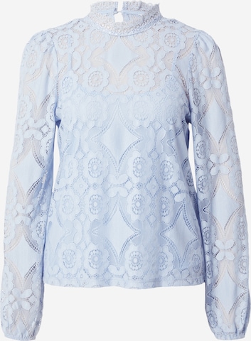 VILA Blouse 'MILLA' in Blauw: voorkant