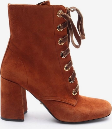 PRADA Dress Boots in 36,5 in Brown: front