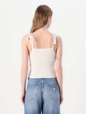 GUESS - Top de punto 'SAGE' en beige