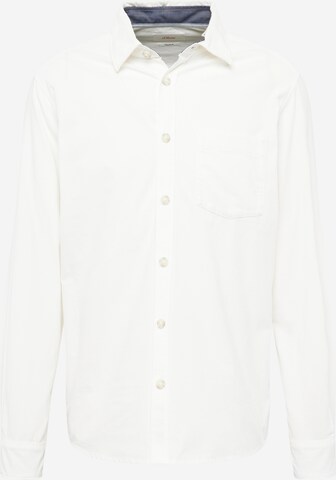 s.Oliver Button Up Shirt in White: front