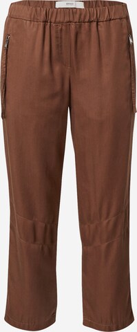 Regular Pantalon 'Morris' BRAX en marron : devant