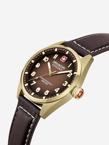 SWISS MILITARY HANOWA Uhr 'Greyhound' in Braun