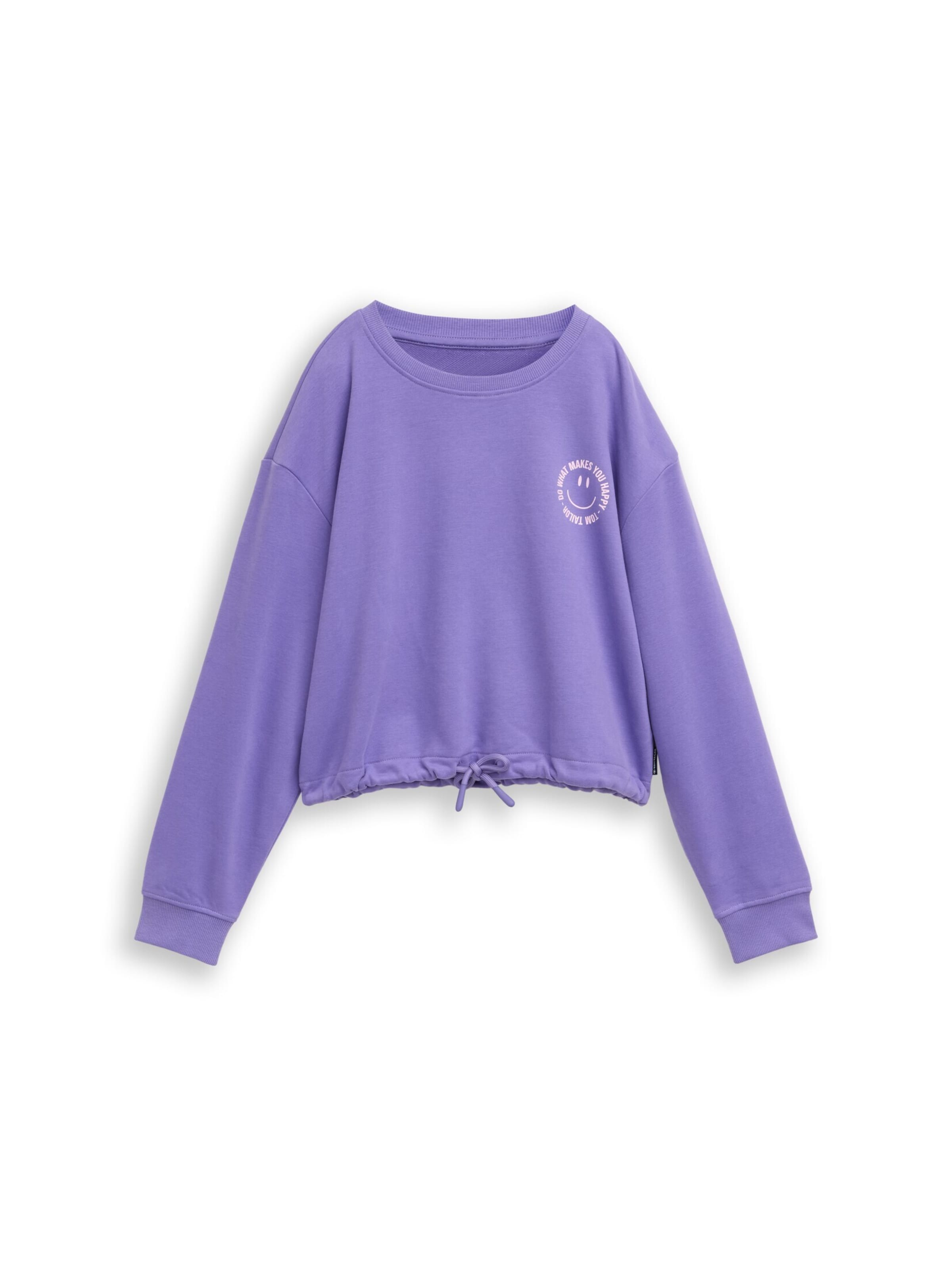 TOM TAILOR Sweatshirt in Lila: Vorderseite