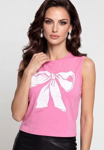 Haut faina en rose