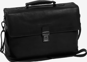 The Chesterfield Brand Document Bag 'Linz' in Black: front