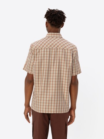 VAUDE Regular fit Athletic button up shirt 'Albsteig III' in Beige