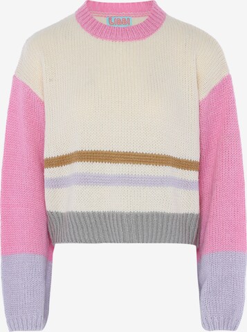 Libbi Sweater in White: front