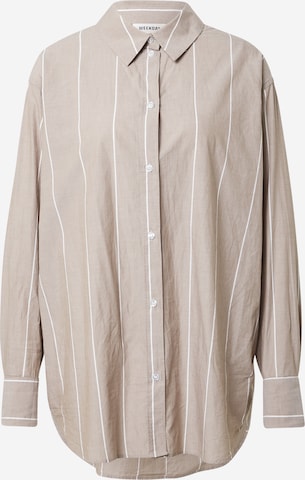 WEEKDAY Blus 'Edyn' i beige: framsida