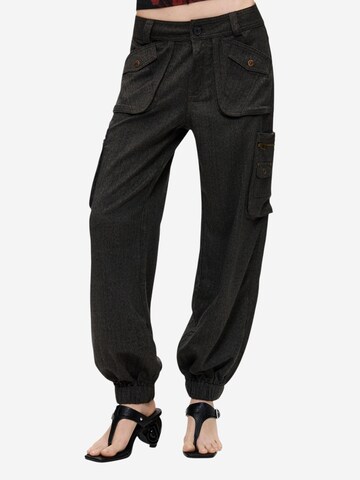 Desigual - Pierna ancha Pantalón 'PANT_URBAN' en marrón: frente