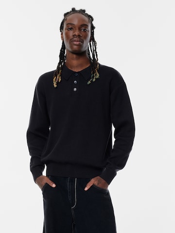 Pull&Bear Svetr – černá: přední strana