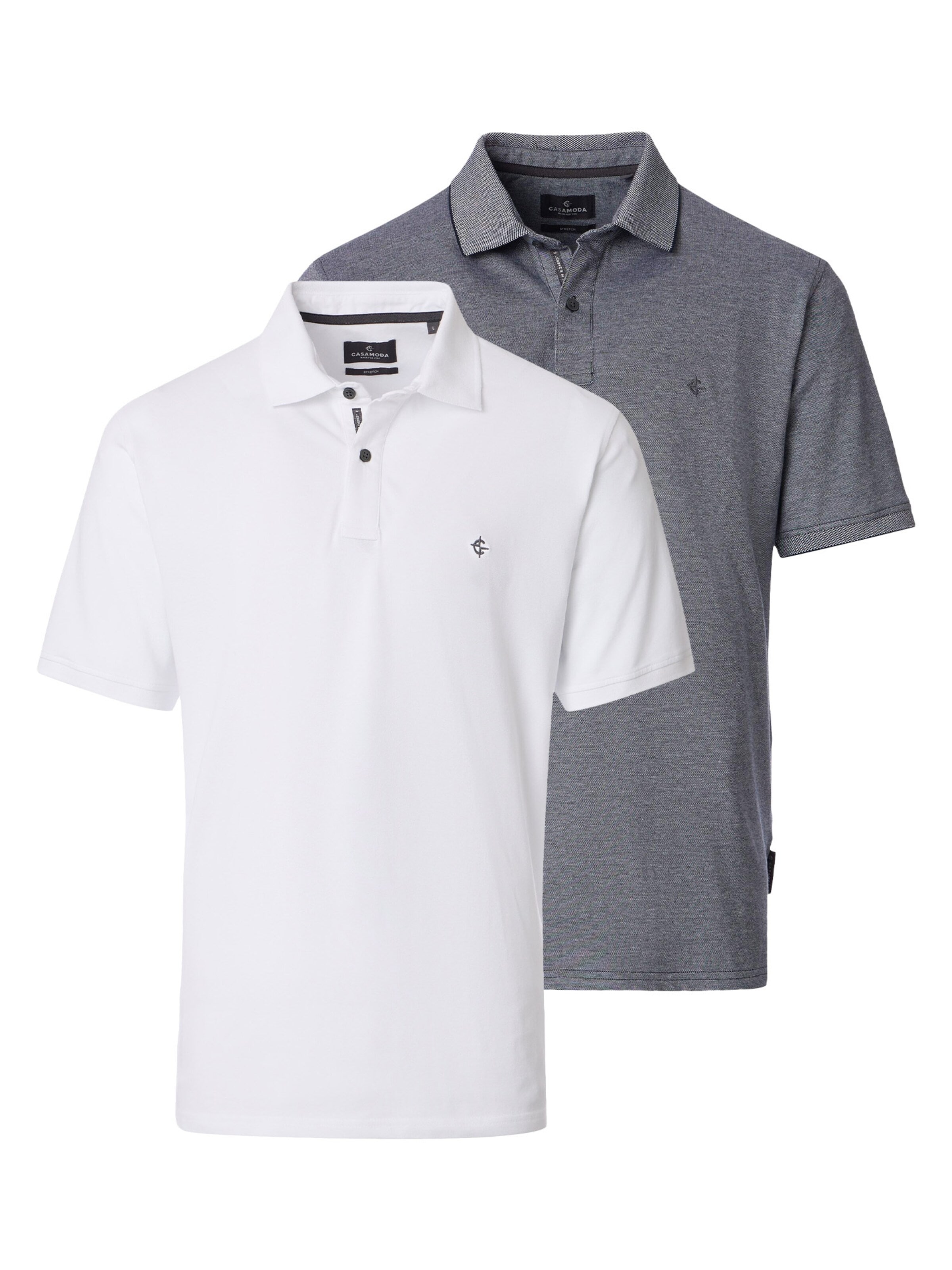 CASAMODA Shirt 'Basic' in Blue: front