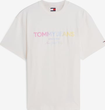 Tommy Jeans - Camisa 'NEW CLASSICS' em branco: frente
