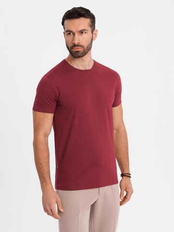Ombre Shirt in Rot