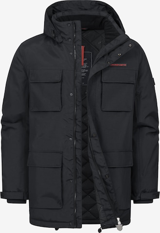 Kronstadt Winter Jacket ' Harrington' in Black: front