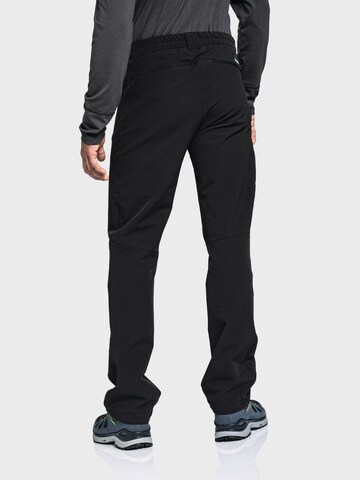 Regular Pantalon outdoor 'Folkstone' Schöffel en noir