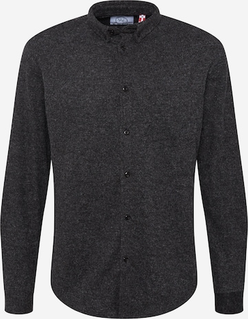 Kronstadt Regular fit Button Up Shirt 'Johan' in Black: front