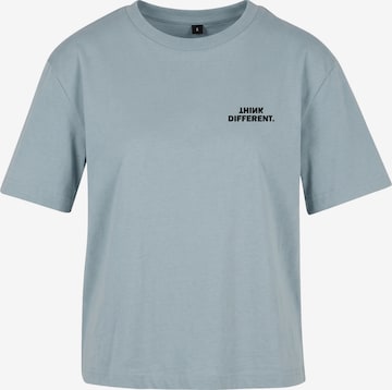 Urban Classics Shirt 'Think Everyday' in Blau: Vorderseite