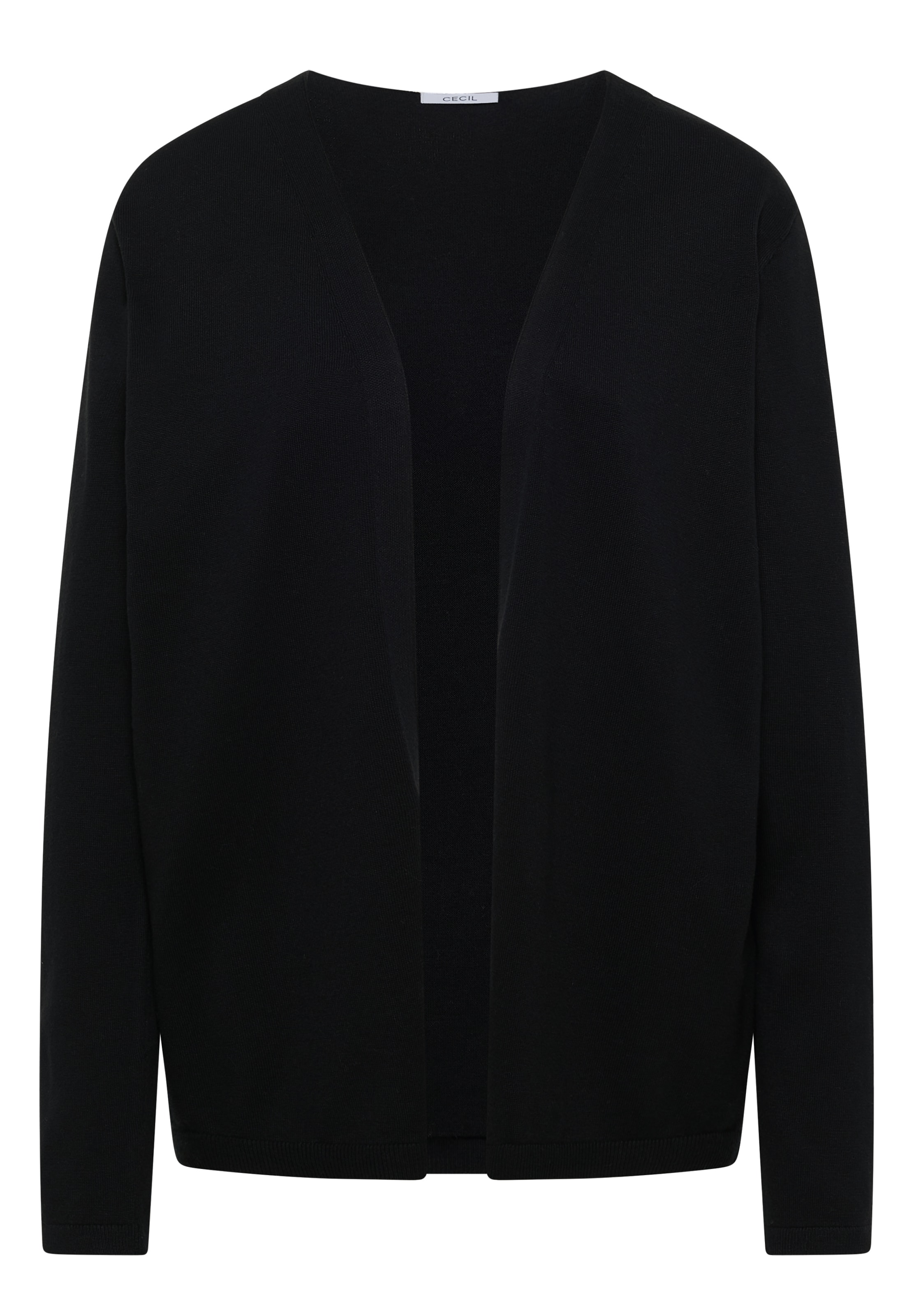 CECIL Strickjacke in Schwarz: Vorderseite