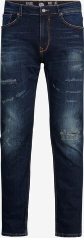 Petrol Industries Tapered Jeans 'Russel' in Blauw: voorkant