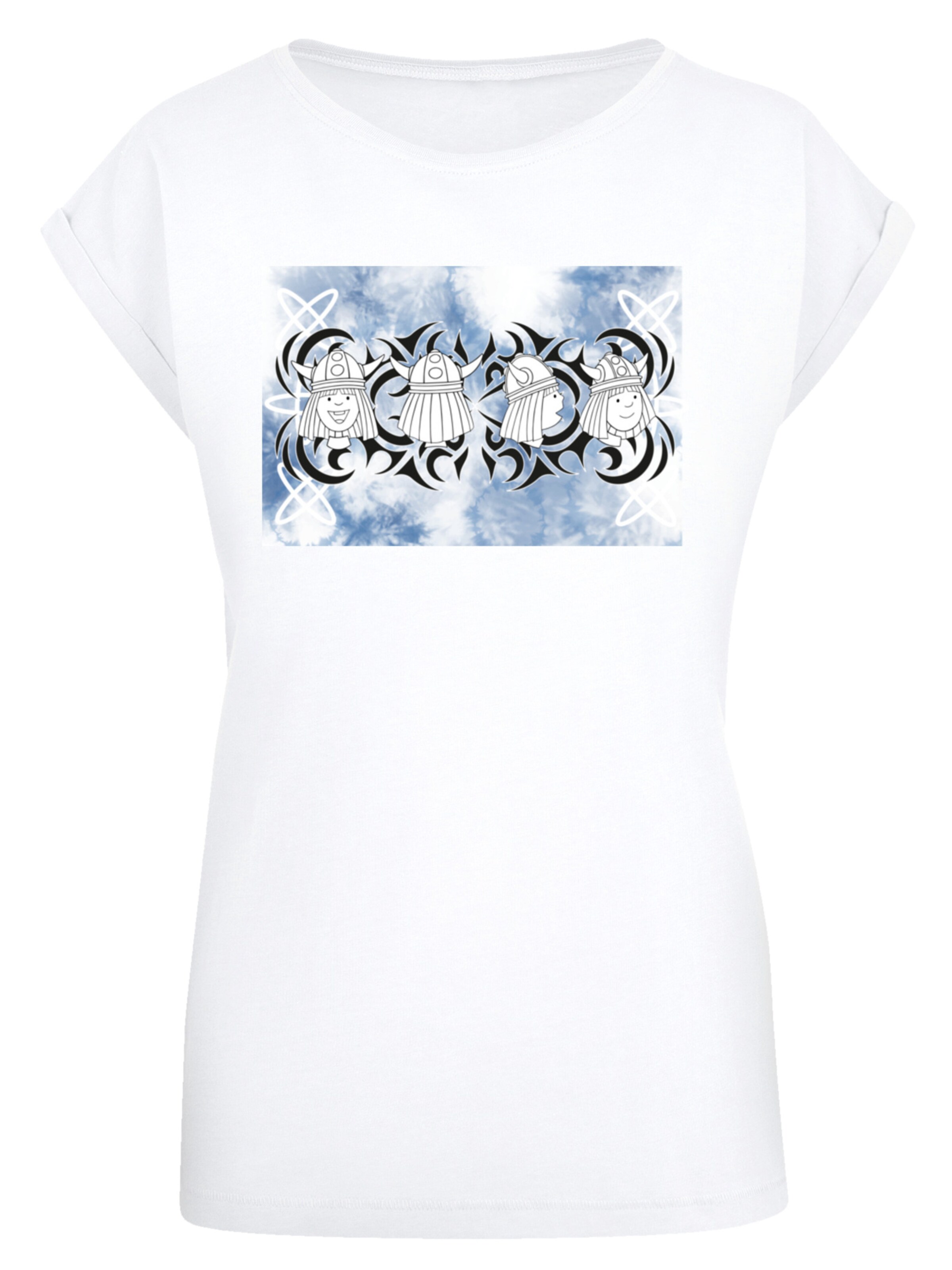 F4NT4STIC Shirt in Wit: voorkant