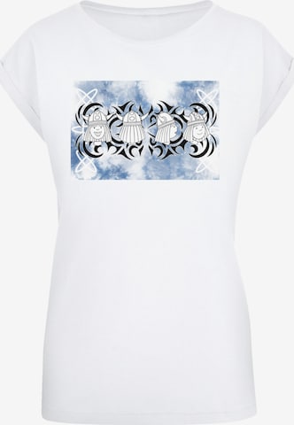 F4NT4STIC Shirt in Wit: voorkant