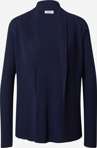 ESPRIT Knit cardigan in Blue: front