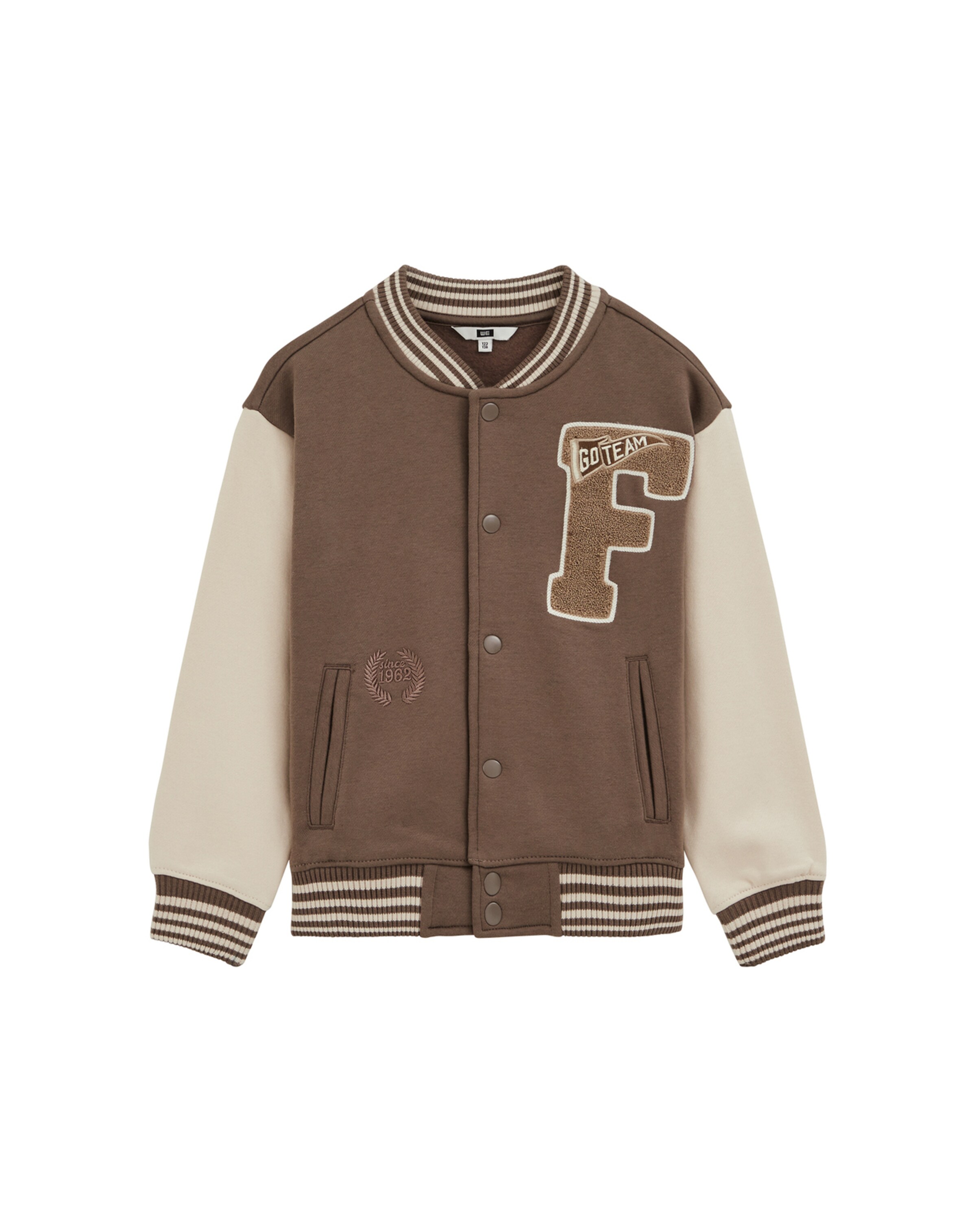 WE Fashion Prehodna jakna | rjava barva: sprednja stran