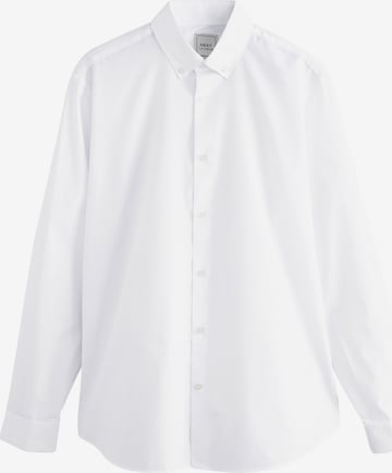 balta Next Standartinis modelis Dalykinio stiliaus marškiniai: priekis