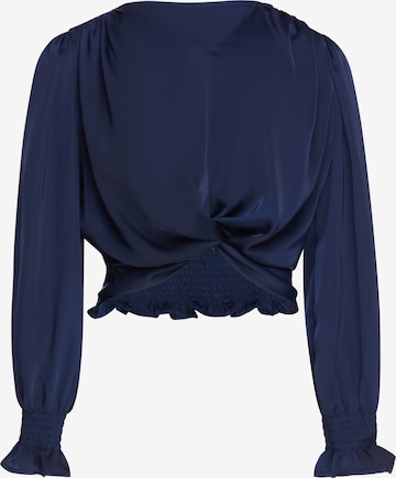 usha BLACK LABEL - Blusa em azul: frente