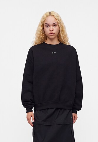 Nike Sportswear Суичър 'Studio' в черно: отпред