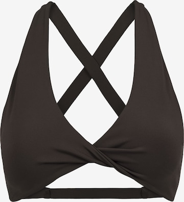 OMNANA Sport-BH 'MUSE™' in Braun: Vorderseite