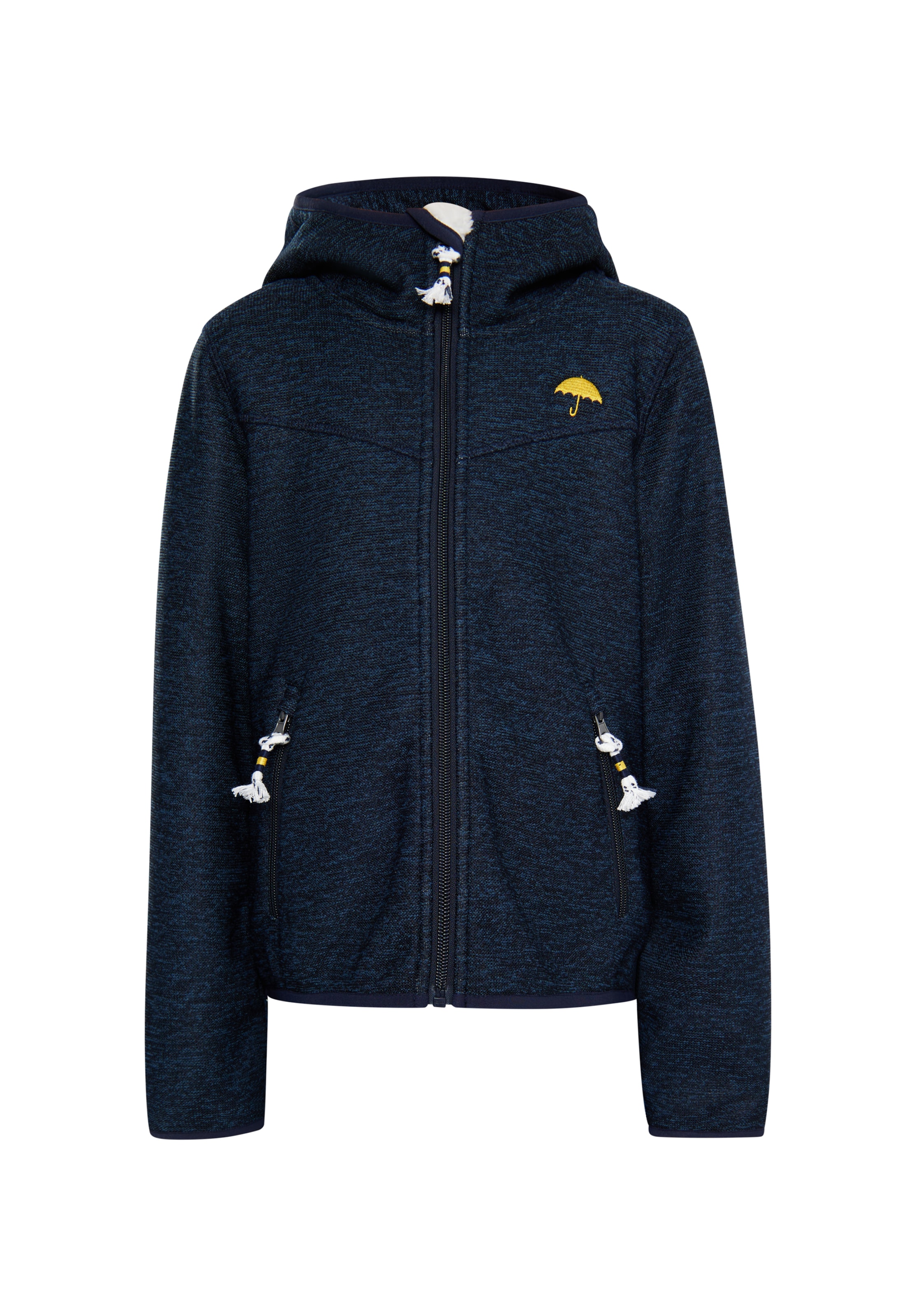 Schmuddelwedda Fleecejakke 'Rabine' i blå: forside