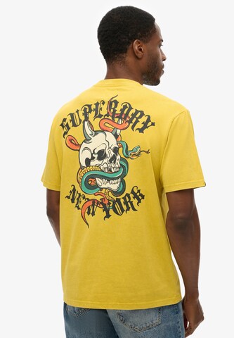 Superdry Shirt 'Neo Trad' in Yellow: front