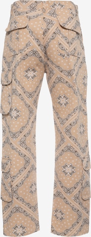 Regular Pantalon cargo Karl Kani en beige