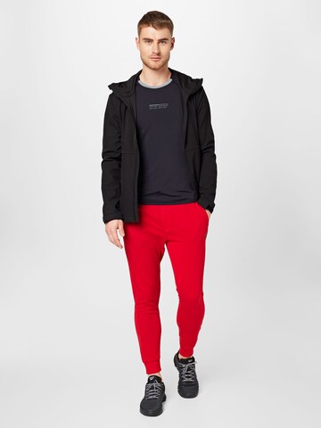 4F Ozke Športne hlače | rdeča barva