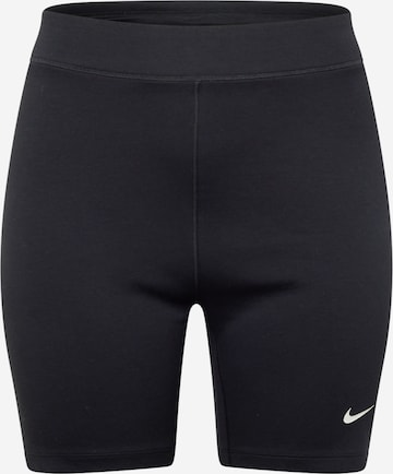 Nike Sportswear Skinny Fit Спортен панталон в черно: отпред