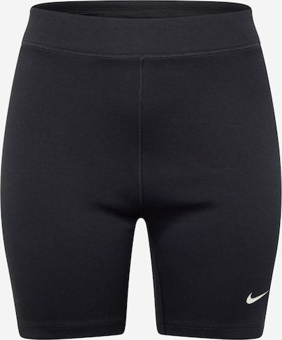 Pantaloni sport Nike Sportswear pe negru / alb, Vizualizare produs