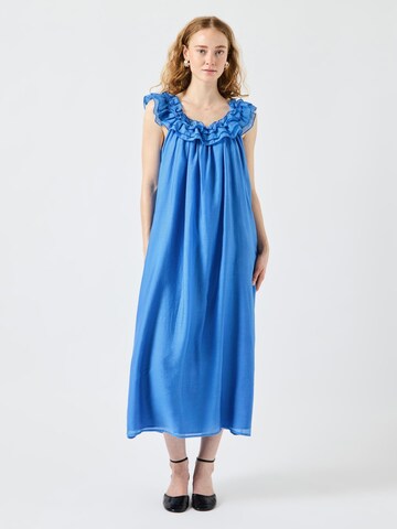 YAS - Vestido en azul: frente
