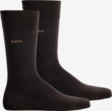 Chaussettes BOSS en marron : devant