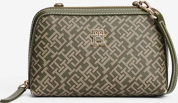 Borsa a tracolla di TOMMY HILFIGER in verde: frontale