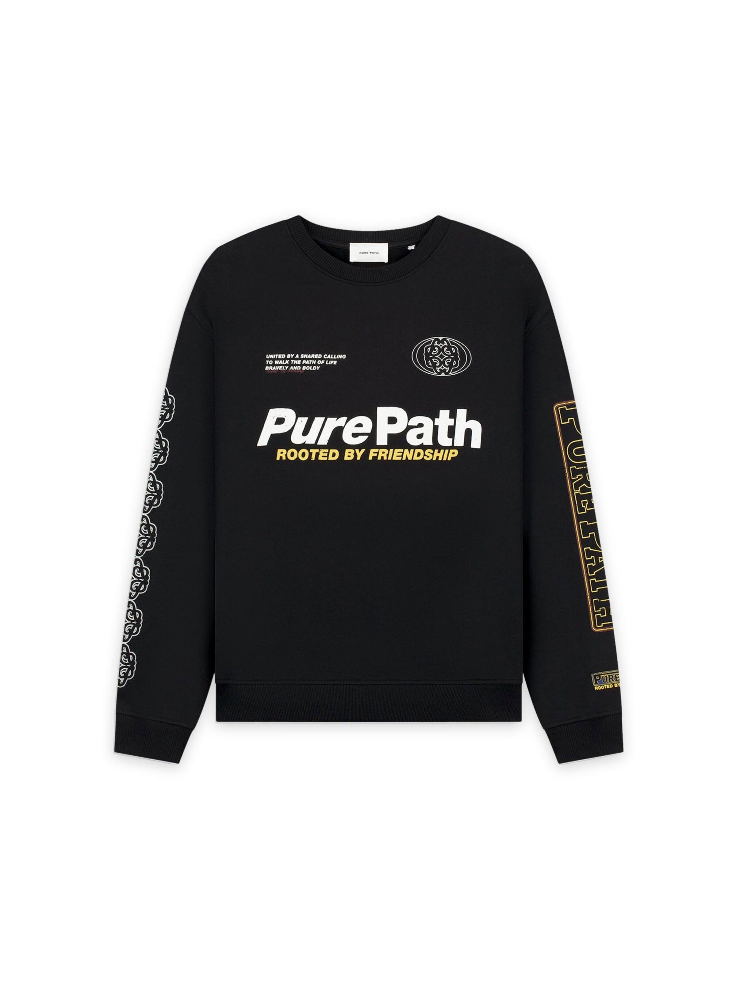 Pure Path Sweatshirt in Black: front